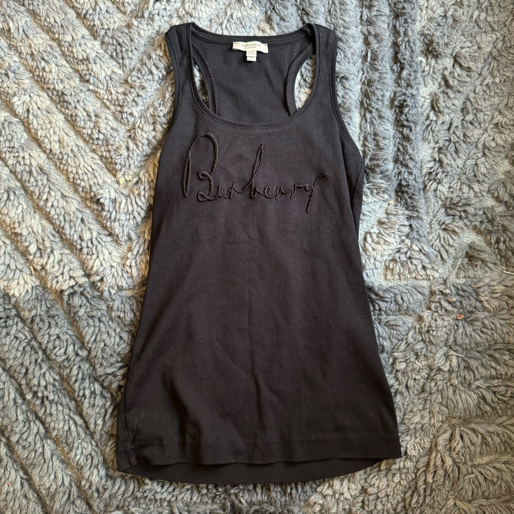 Burberry Black Tank Top Size S